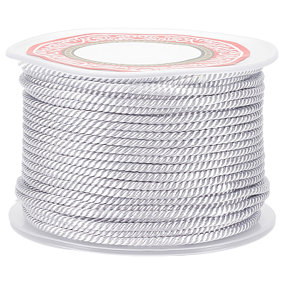 Polyester Milan Cord for DIY Jewelry Craft Making OCOR-CY0004-27-1