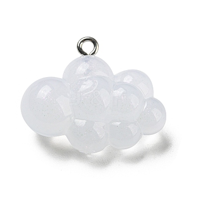 Transparent Resin Pendants FIND-Z011-01A-1