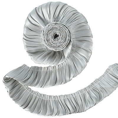 5M Double Layer Polyester Pleated Lace Ribbon OCOR-CY0001-41B-1