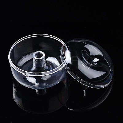 Flat Round Polystyrene Bead Storage Container LS-CON-S043-053-1