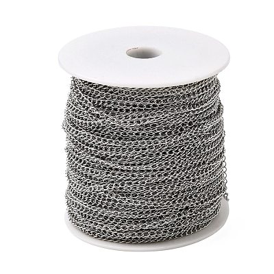 Tarnish Resistant 304 Stainless Steel Curb Chains CHS-R005-100m-01-1