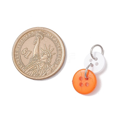 Opaque Acrylic Pendants PALLOY-JF04182-1