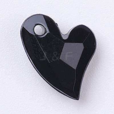 Opaque Acrylic Charms MACR-G055-11mm-01-1