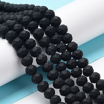 Glass Beads Strands EGLA-A034-P2mm-MD18-1