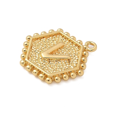 Brass Pendants KK-B126-01G-V-1