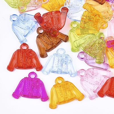 Transparent Acrylic Pendants TACR-S133-080-1