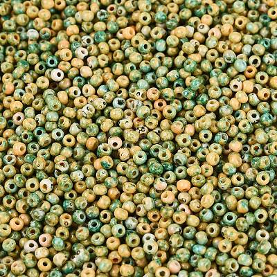 Picasso Glass Seed Beads GL-N001-01A-03-1