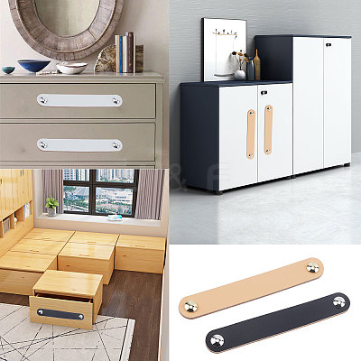 PU Leather Door Handles FIND-WH0052-52C-1