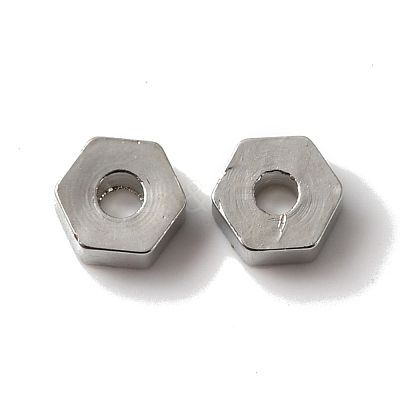 Rack Plating Brass Beads KK-C020-07P-1