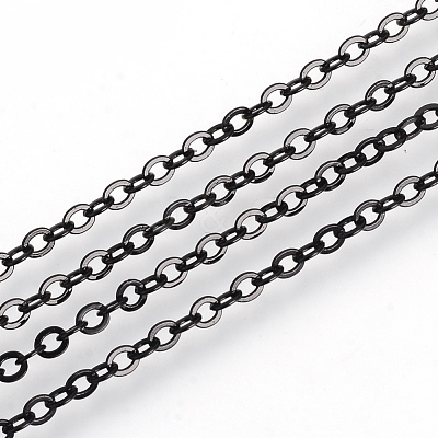 Electrophoresis Brass Cable Chains Necklaces X-MAK-R019-01-1