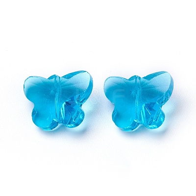 Transparent Glass Beads GLAA-P037-02-25-1