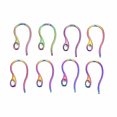 304 Stainless Steel Earring Hooks LS-STAS-N098-007-1