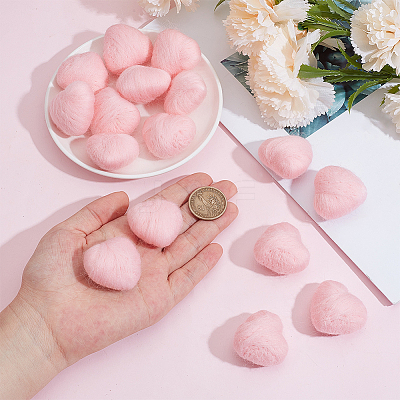 Heart Handmade Wool Felt Ornament Accessories DIY-CY0003-12B-1