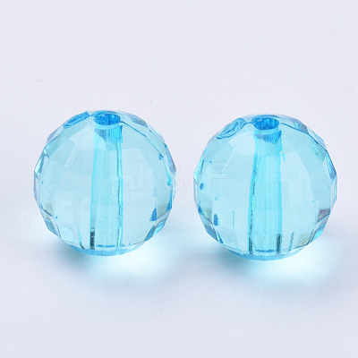 Transparent Acrylic Beads TACR-Q254-22mm-V40-1