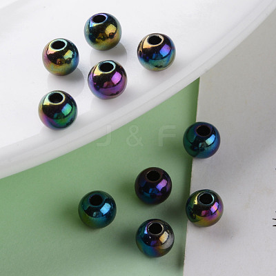 Opaque Acrylic Beads MACR-S370-D6mm-S002-1