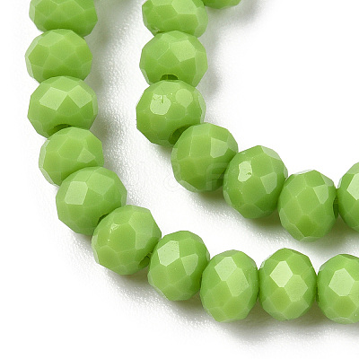 Opaque Solid Color Glass Beads Strands EGLA-A034-P3mm-D30-1