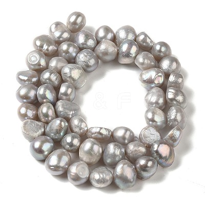 Natural Cultured Freshwater Pearl Beads Strands PEAR-E017-40-1