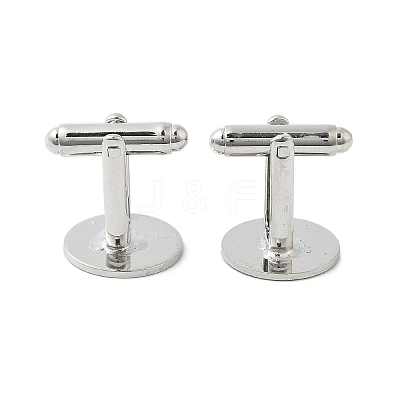 Rack Plating Brass Cuff Button KK-L151-10P-1