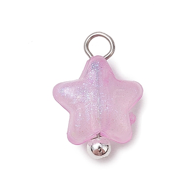 Luminous Acrylic Charms PALLOY-JF03320-02-1