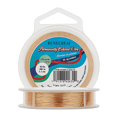 Round Copper Wire for Jewelry Making CWIR-BC0004-0.2mm-07-1