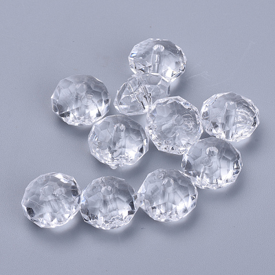 Transparent Acrylic Beads X-TACR-Q258-22mm-V01-1