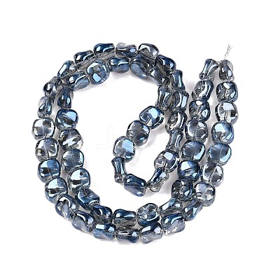 Electroplate Glass Beads Strands EGLA-N012-07U-1