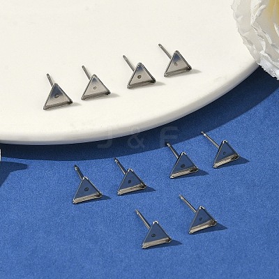 Tarnish Resistant 304 Stainless Steel Stud Earring Settings X-STAS-Q170-11-1