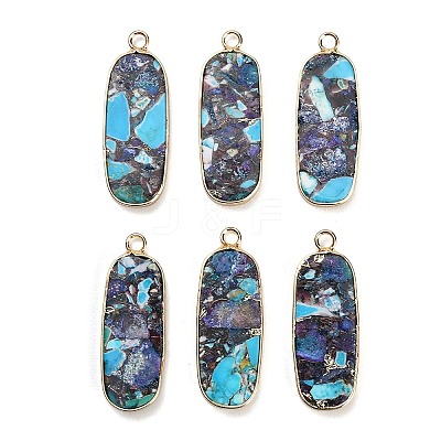 Dyed Synthetic Imperial Jasper Pendants GG-CBAA20A-05G-05-1
