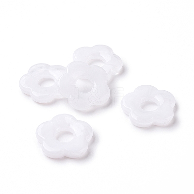 Opaque Acrylic Beads OACR-E014-02-1