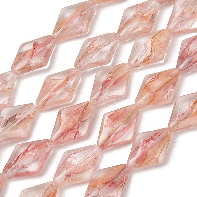 Transparent Handmade Lampwork Beads LA-CBAF0C8-02E-1
