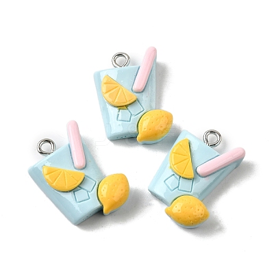 Summer Theme Resin Pendants CRES-D307-09P-G-1