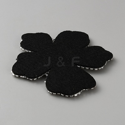 Felt & Rhinestone Embroider Thread Iron on/Sew On Patches PATC-WH0023-30C-1