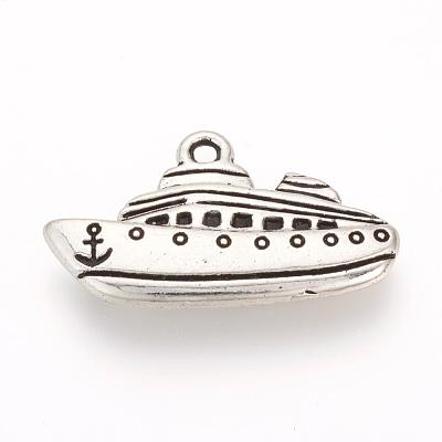 Tibetan Style Alloy Pendants TIBEP-Q076-027AS-RS-1
