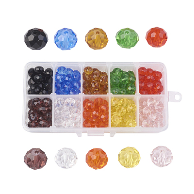 10 Colors Handmade Glass Beads GLAA-JP0002-03-1