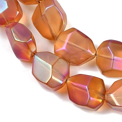 Electroplate Glass Beads Strands EGLA-C009-01A-FR05-1