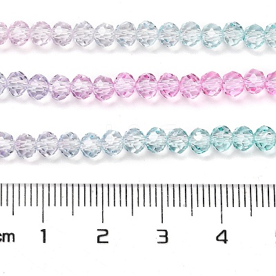 Transparent Painted Glass Beads Strands LS-DGLA-A034-T3mm-A10-1
