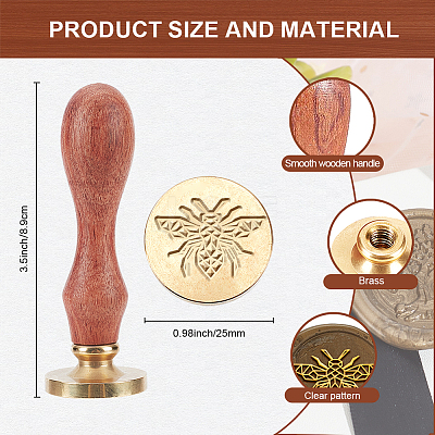 Wax Seal Stamp Set AJEW-WH0208-1227-1