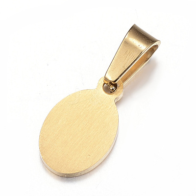 304 Stainless Steel Religion Pendants STAS-G155-91G-1