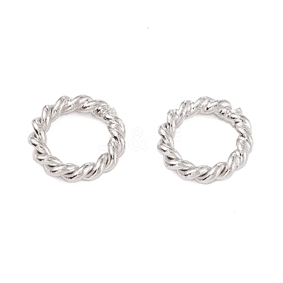 Brass Soldered Closed Jump Rings KK-K253-15A-01P-1