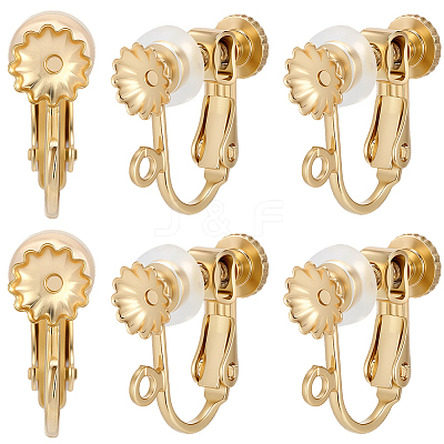 40Pcs 316 Surgical Stainless Steel Clip-on Earring Findings STAS-BBC0008-58B-1