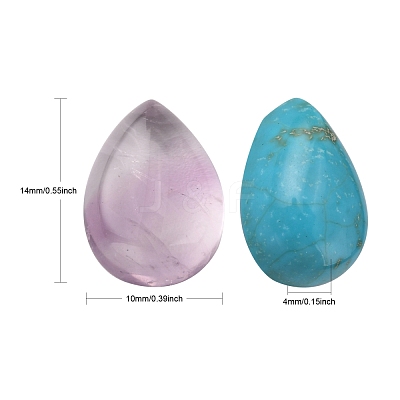 Gemstone Cabochons G-G525-10x14mm-M2-1