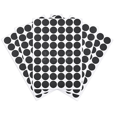 5 Sheets PVC Self-Adhesive Stickers DIY-SP0006-19C-1