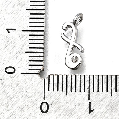 Brass Micro Pave Cubic Zirconia Pendants KK-B132-12P-F-1