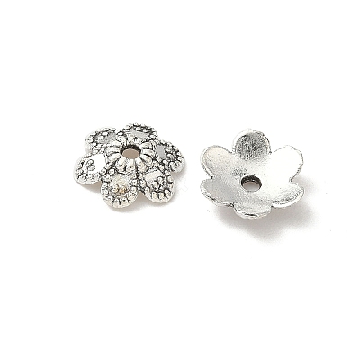 Tibetan Style Alloy Bead Caps FIND-B050-02AS-01-1
