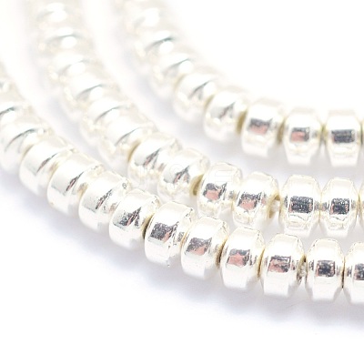 Electroplate Non-magnetic Synthetic Hematite Beads Strands G-L485-04A-S-1