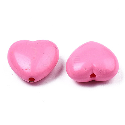 Opaque Acrylic Beads X-SACR-N006-04-1
