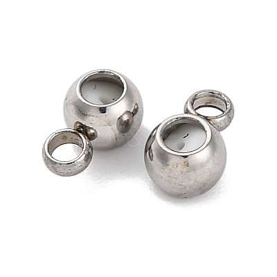 202 Stainless Steel Beads STAS-S151-02P-A-1