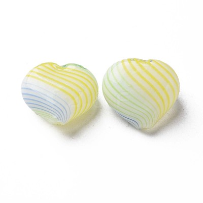 Handmade Blown Glass Globe Beads GLAA-T012-41-1