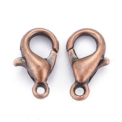 Zinc Alloy Lobster Claw Clasps E103-NFR-1