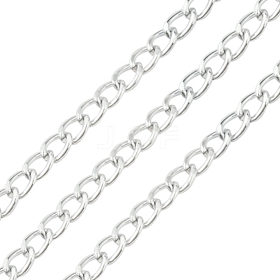 Aluminium Twisted Curb Chains CHA-YW0001-01S-1